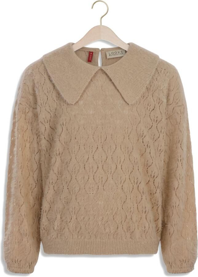 LOOXS LITTLE Meisjes Truien & Vesten 2632-7169 Beige
