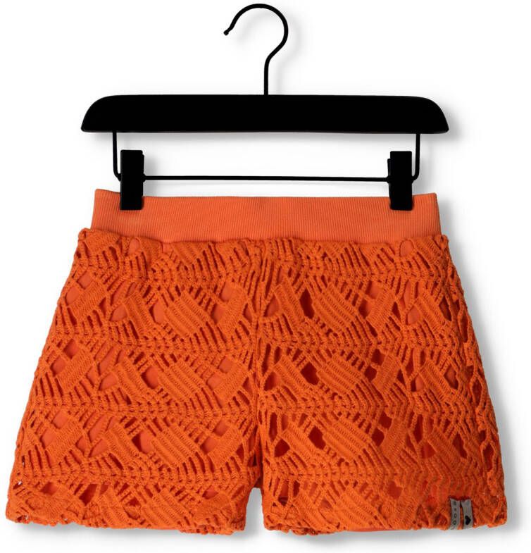 LOOXS Meisjes Broeken Open Lace Shorts Oranje