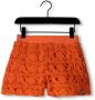 LOOXS Meisjes Broeken Open Lace Shorts Oranje - Thumbnail 1