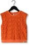 LOOXS Meisjes Tops & T-shirts Open Lace Top Oranje - Thumbnail 1