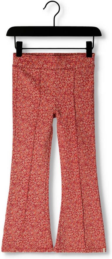 LOOXS Meisjes Broeken Little Floral Flared Pants Rood