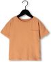 LÖTIEKIDS Lötiekids Jongens Polo's & T-shirts Textured Short Tshirt Beige - Thumbnail 1