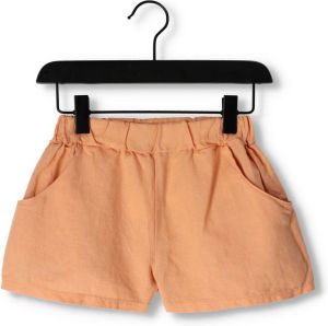 Lötiekids Nude Shorts Linen Wide Shorts Solid