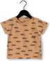 LÖTIEKIDS Lötiekids Baby Tops & T-shirts Baby Tshirt Short Sleeve Fishes Nude - Thumbnail 1