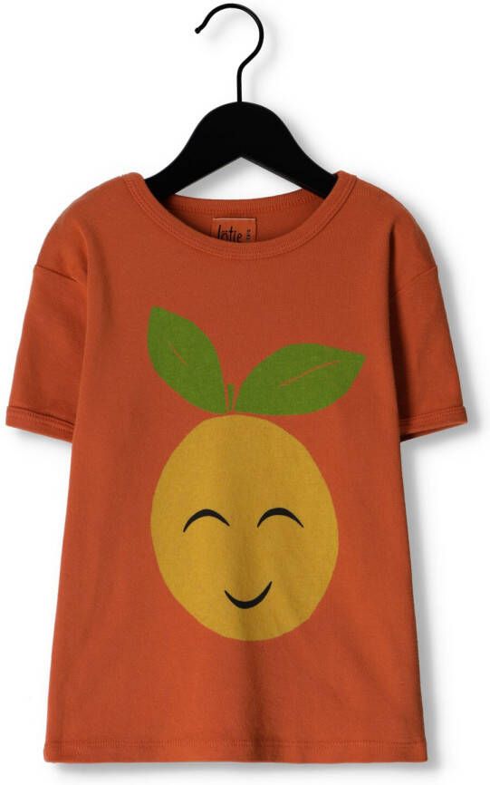 LÖTIEKIDS Lötiekids Jongens Polo's & T-shirts Retro Tshirt Oranje