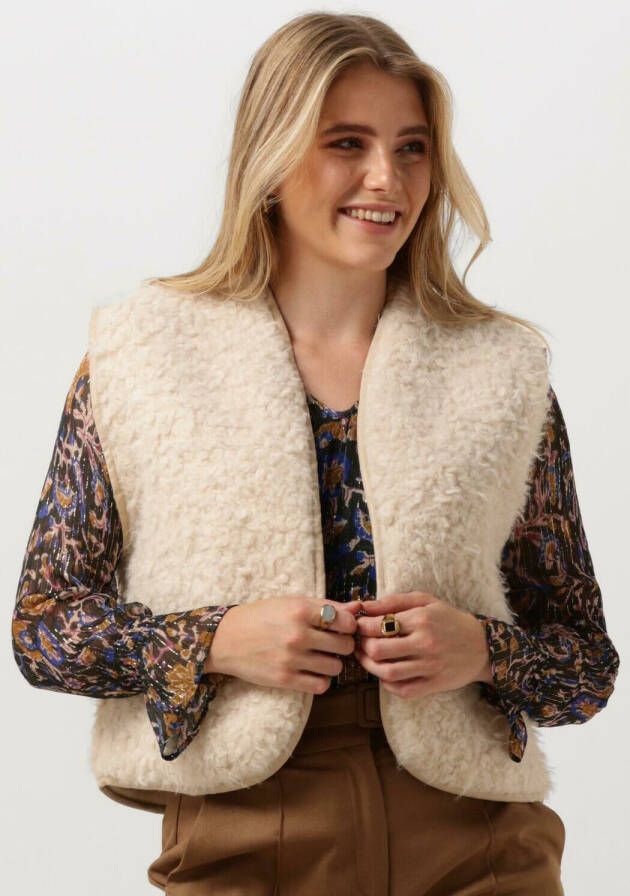 LOUIZON Dames Blazers Bambo Ecru