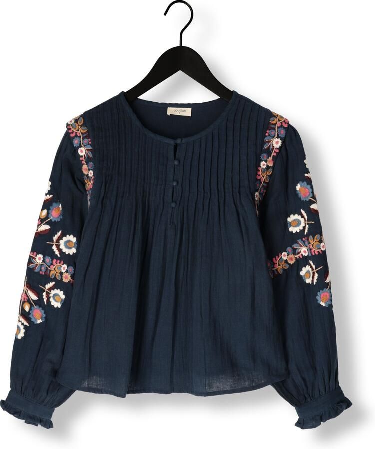 LOUIZON Dames Blouses Ploum Donkerblauw