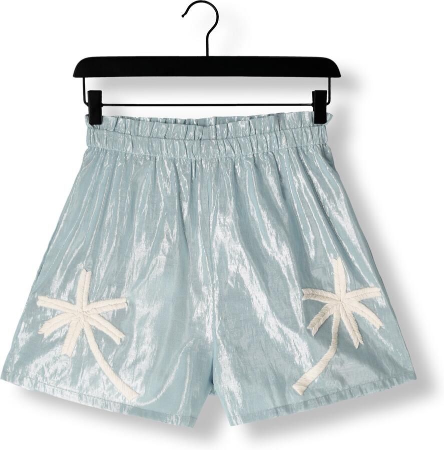 LOUIZON Dames Broeken Basmati Lichtblauw