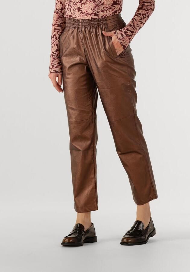 LOUIZON Dames Broeken Makana Brons - Foto 4