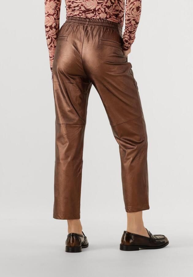 LOUIZON Dames Broeken Makana Brons