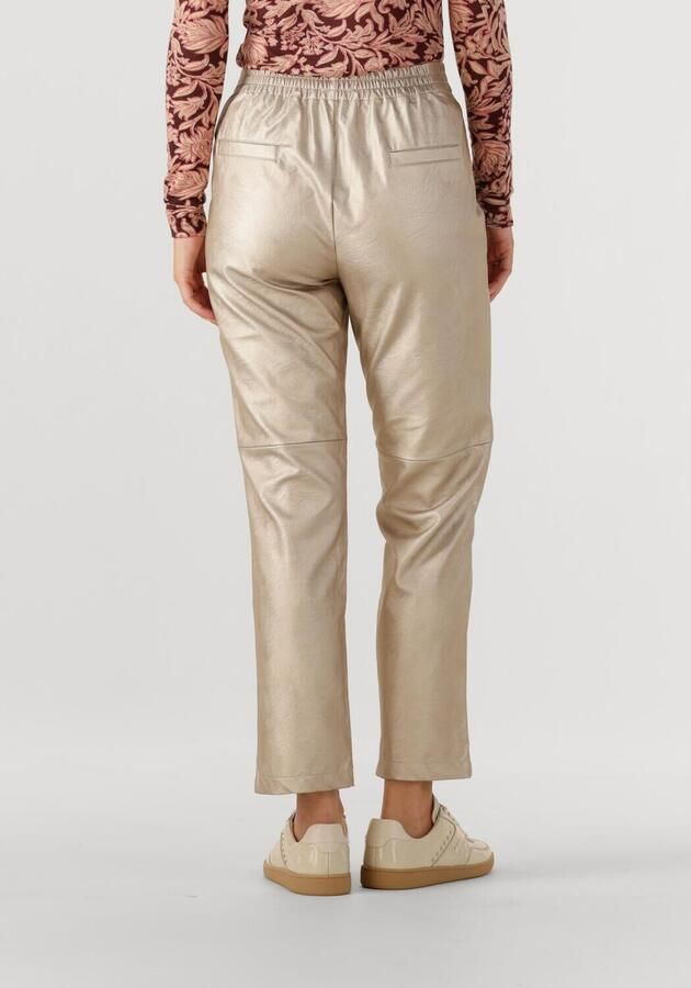 LOUIZON Dames Broeken Makana Goud