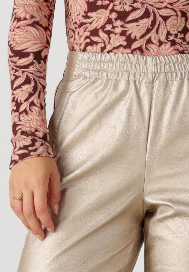 LOUIZON Dames Broeken Makana Goud - Foto 2