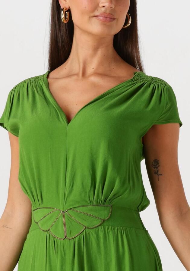 LOUIZON Dames Jurken Fayence Groen - Foto 2