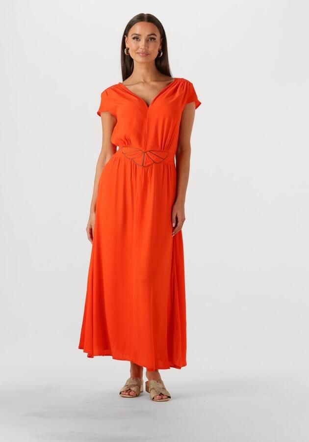 LOUIZON Dames Jurken Fayence Oranje - Foto 4