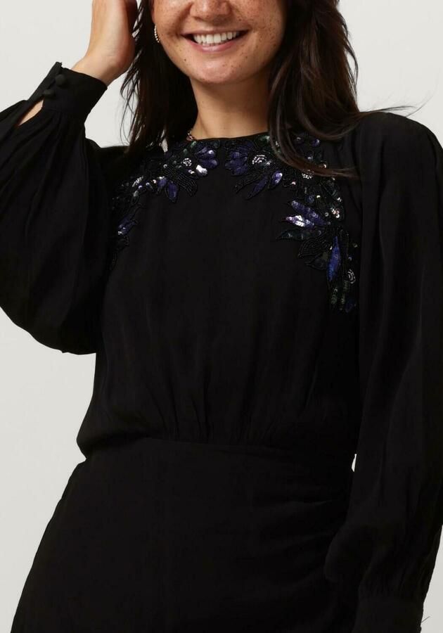 LOUIZON Dames Jurken Joya Zwart - Foto 2