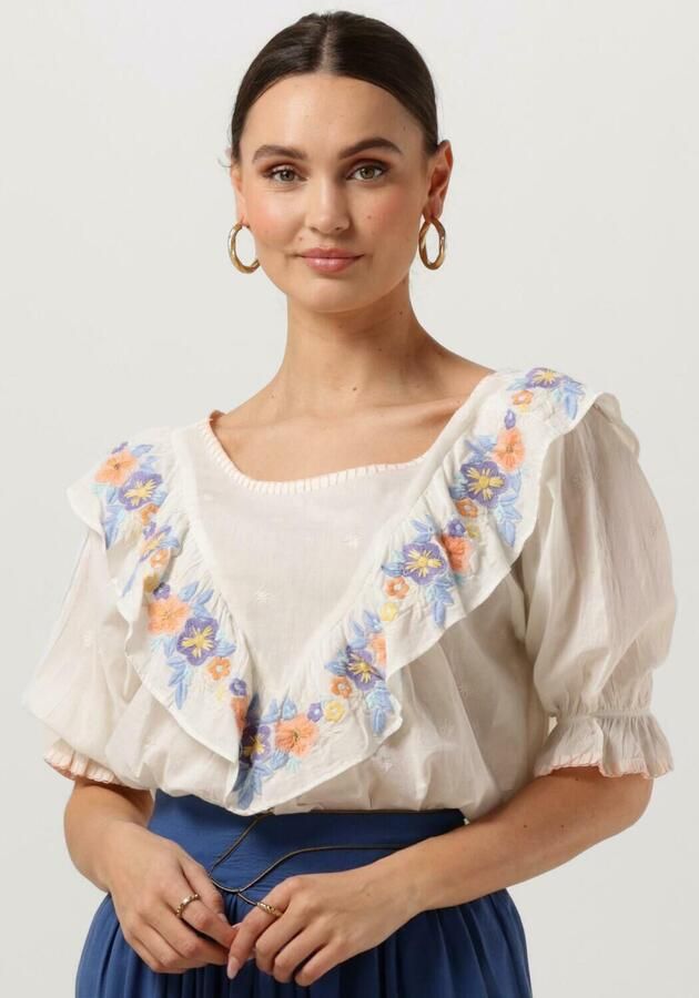 LOUIZON Dames Tops & T-shirts Biba Wit - Foto 4