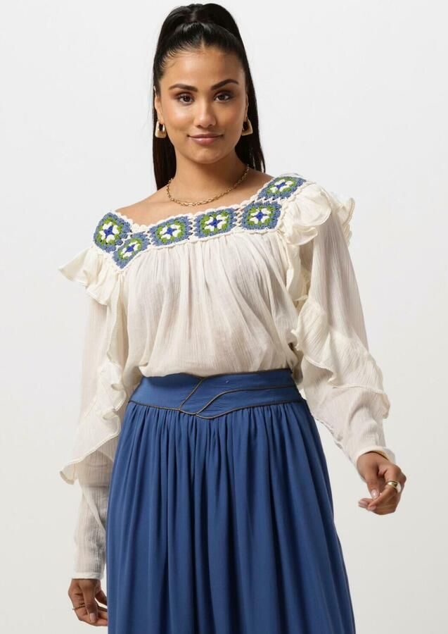 LOUIZON Dames Tops & T-shirts Dewayve Wit - Foto 4