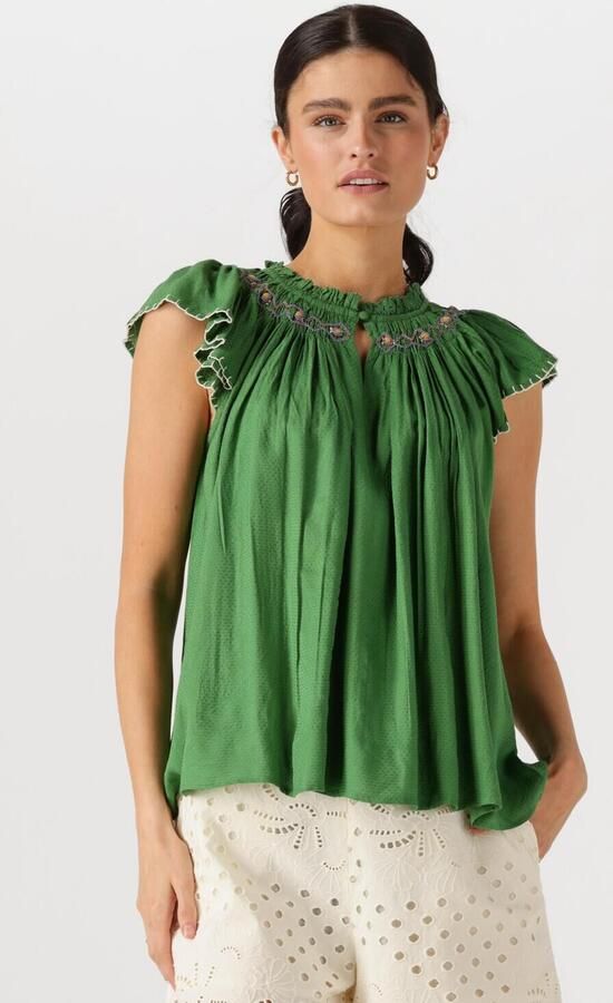 LOUIZON Dames Tops & T-shirts Guylem Groen - Foto 4