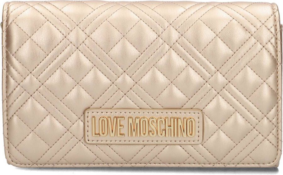 Love Moschino Gouden Schoudertas Smart Daily Bag 4079