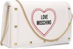 Love Moschino Crossbody bags Borsa Saffiano Pu in white