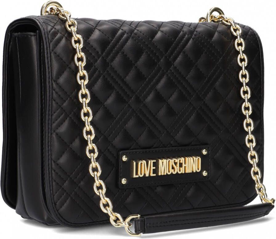 Love Moschino Zwarte tas voor vrouwen met kliksluiting Black Dames