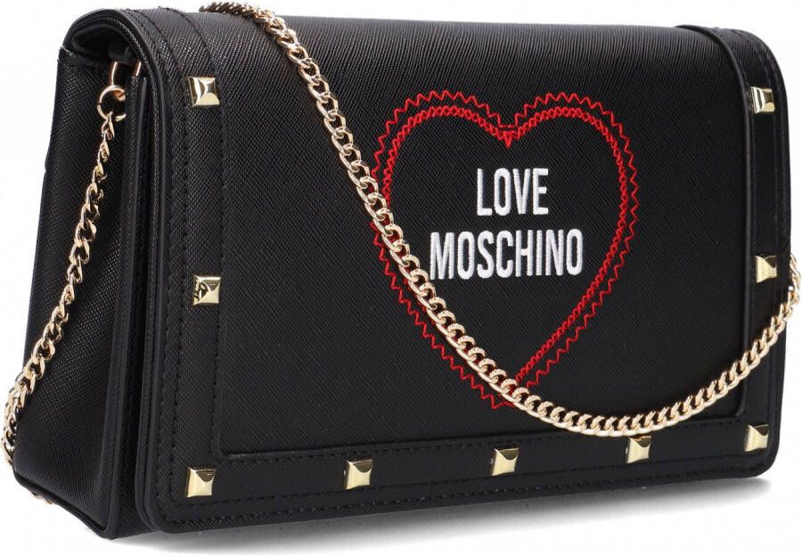 Love Moschino Crossbody bags Borsa Saffiano Pu in zwart