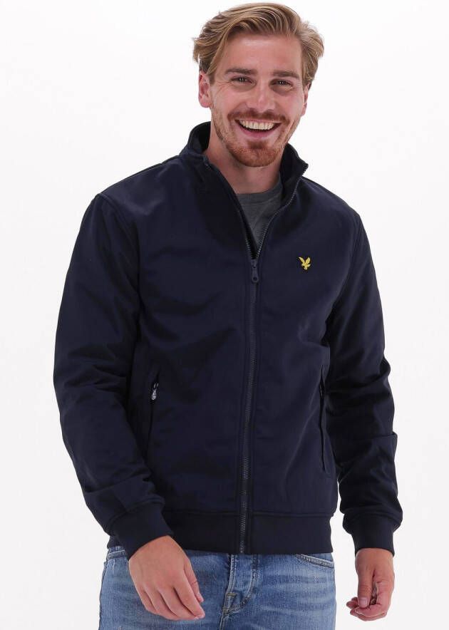 LYLE & SCOTT Heren Jassen Fleece Lined Funnel Neck Jacket Blauw