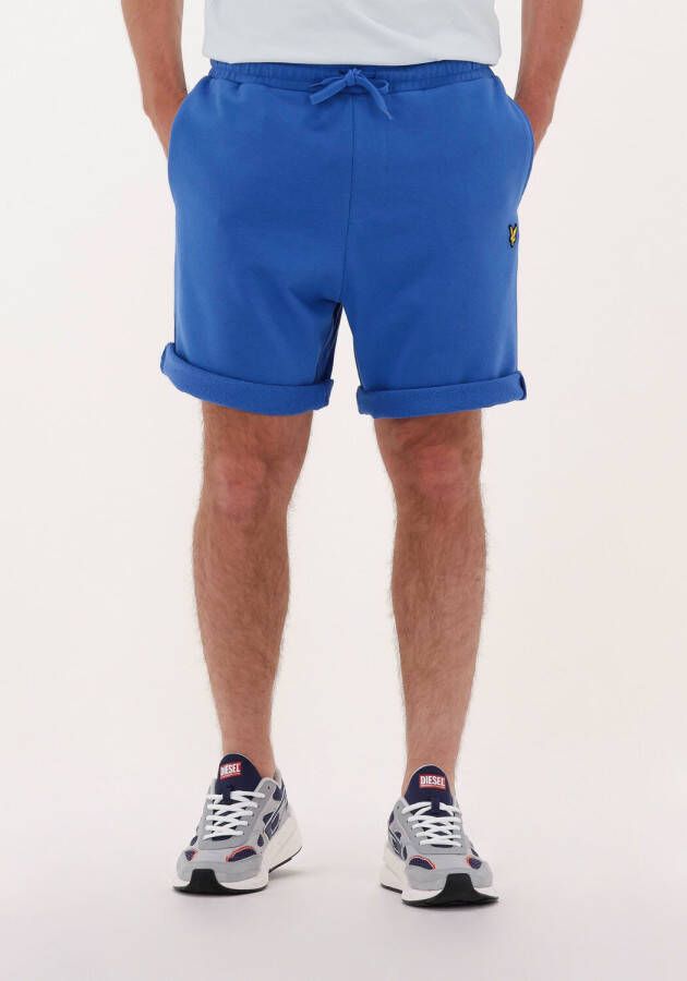 Lyle & Scott Blauwe Korte Broek Sweatshort