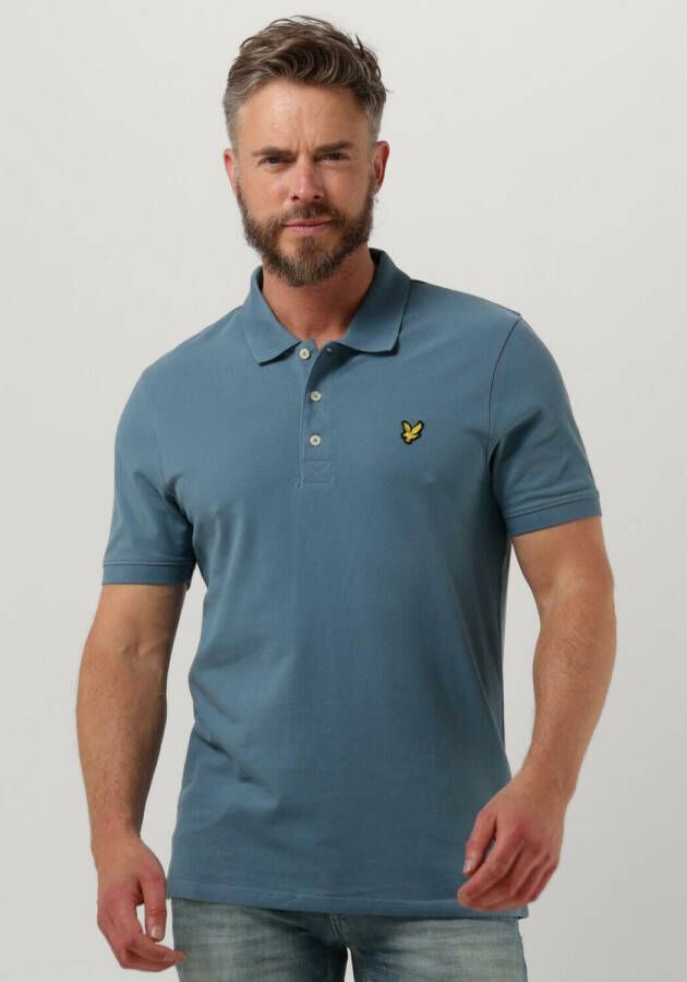 LYLE & SCOTT Heren Polo's & T-shirts Plain Polo Shirt Blauw