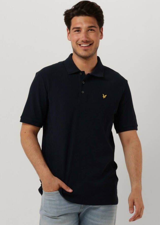 LYLE & SCOTT Heren Polo's & T-shirts Milano Trim Polo Shirt Donkerblauw