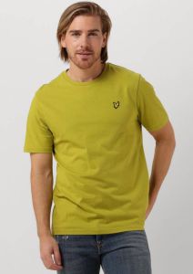 Lyle & Scott Groene T-shirt Plain T-shirt