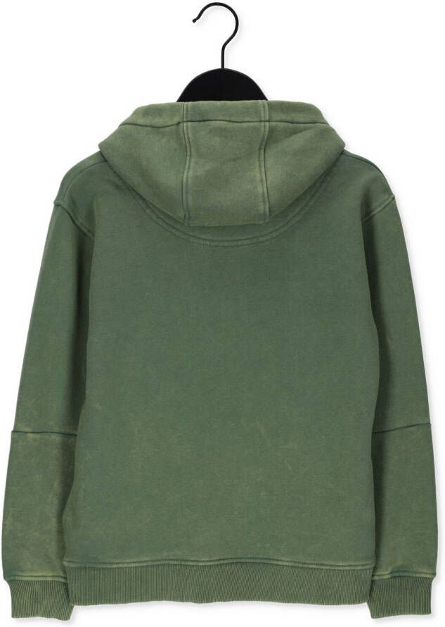 Lyle & Scott Groene Trui Pocket Oversized Dust WAsh Bb Oth