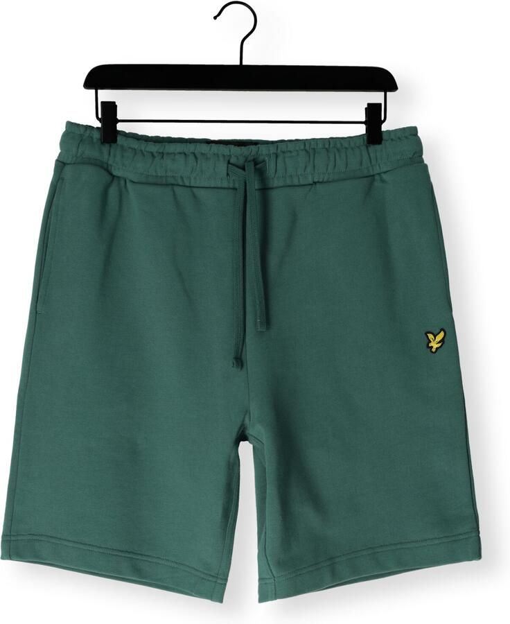 Lyle & Scott Korte Broek Lyle & Scott ML414VOGT PLAIN SWEATSHORT-W130 EVERGLADE - Foto 2