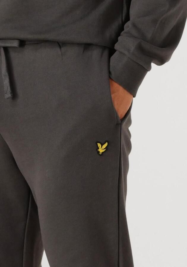 LYLE & SCOTT Heren Broeken Slim Sweatpant Antraciet - Foto 2