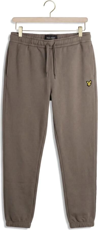 LYLE & SCOTT Heren Broeken Slim Sweatpant Taupe - Foto 4