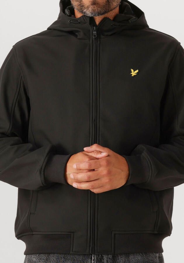 Lyle & Scott Sweater Lyle & Scott JK2110V FLEECE BACK SOFTSHELL-Z865 JET BLACK