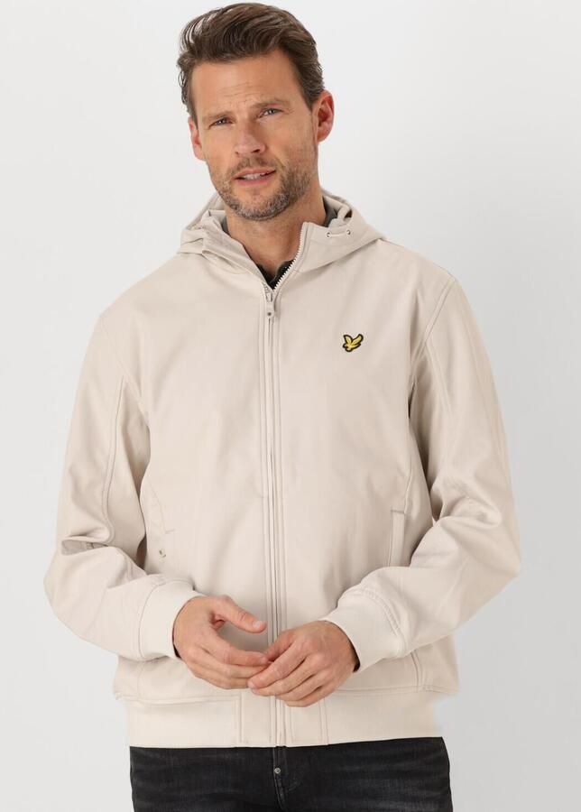 LYLE & SCOTT Heren Jassen Mesh Back Softshell Jacket Beige - Foto 4