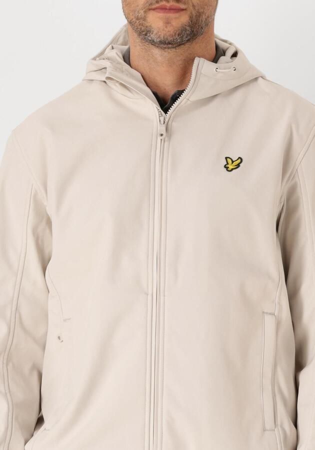 LYLE & SCOTT Heren Jassen Mesh Back Softshell Jacket Beige - Foto 3