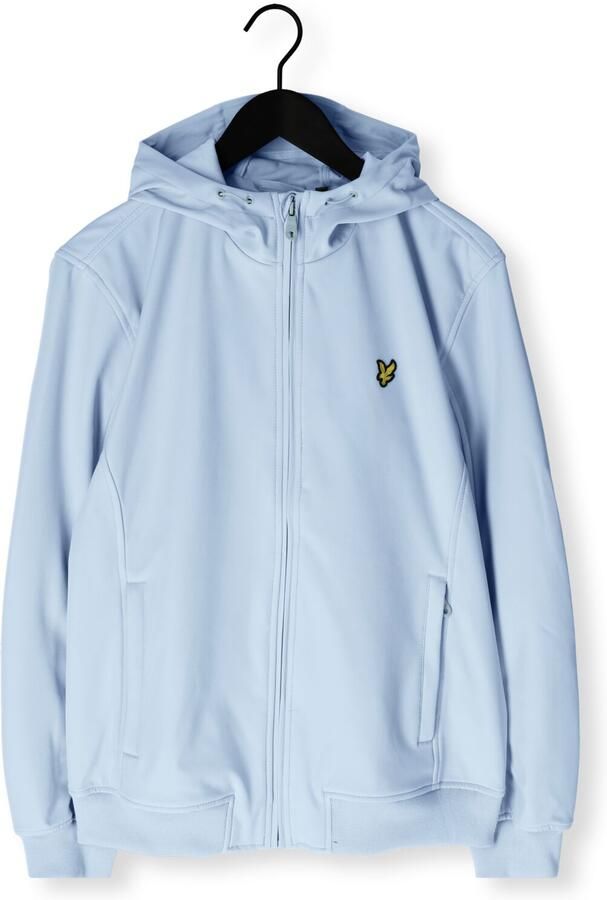 LYLE & SCOTT Heren Jassen Mesh Back Softshell Jacket Lichtblauw - Foto 4