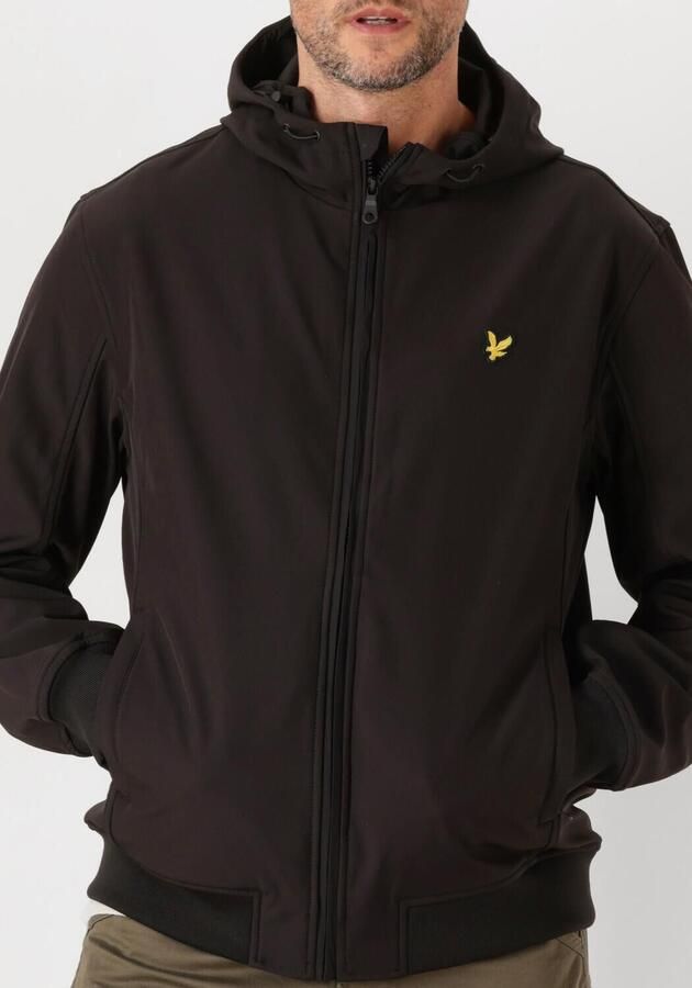 LYLE & SCOTT Heren Jassen Mesh Back Softshell Jacket Zwart - Foto 4