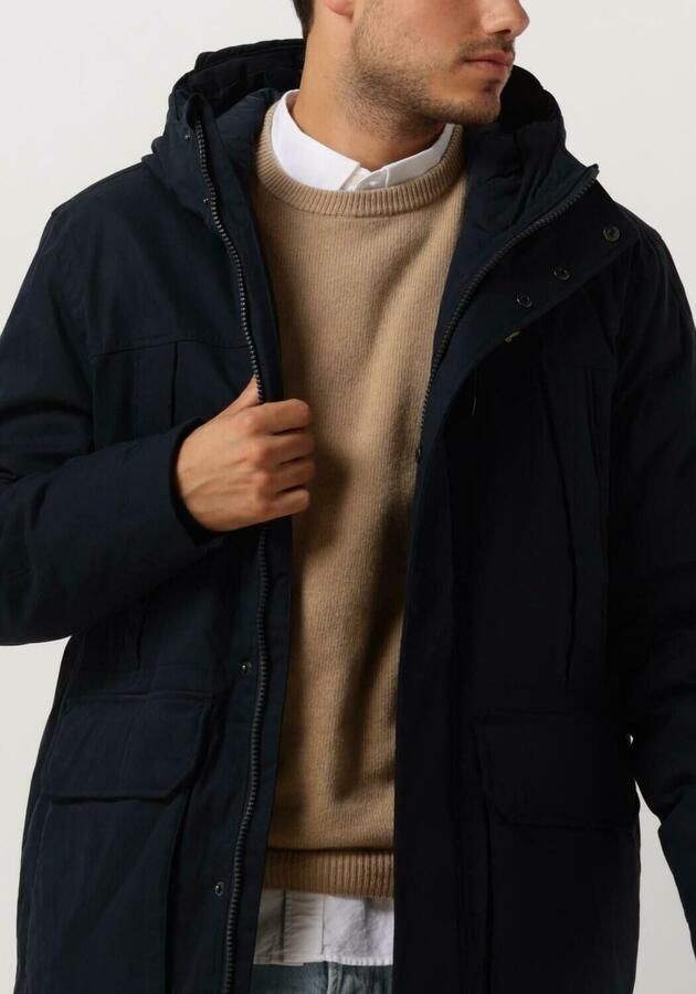 Lyle & Scott Microfleece Parka 2.0 voor koude dagen Blue Heren - Foto 3