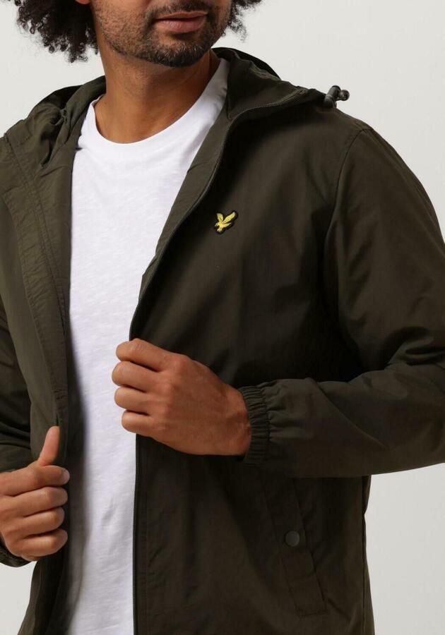 Lyle & Scott Trainingsjack Lyle & Scott Doorgestikt jack met capuchon - Foto 4