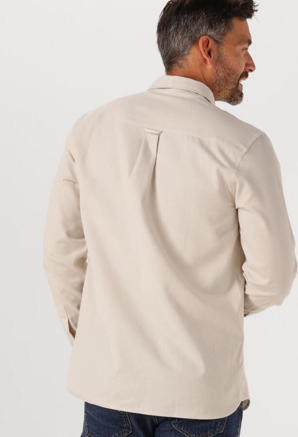 LYLE & SCOTT Heren Overhemden Plain Flannel Shirt Beige - Foto 3