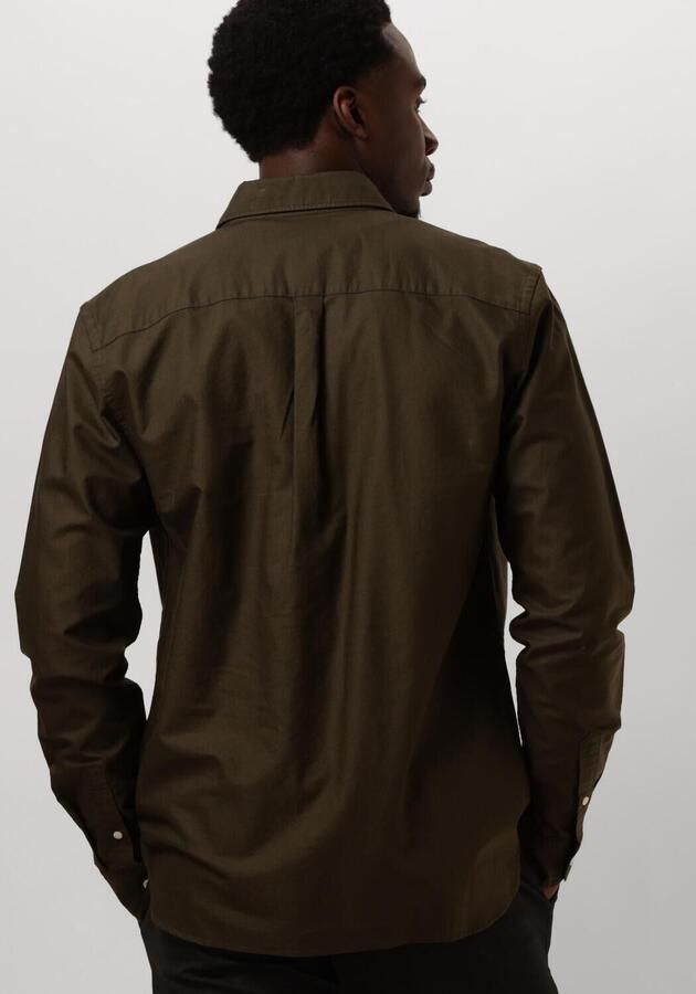 LYLE & SCOTT Heren Overhemden Plain Oxford Shirt Groen - Foto 2