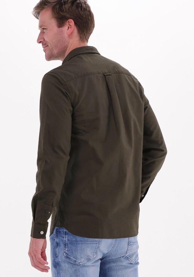 LYLE & SCOTT Heren Overhemden Regular Fit Light Weight Oxford Shirt Olijf - Foto 2