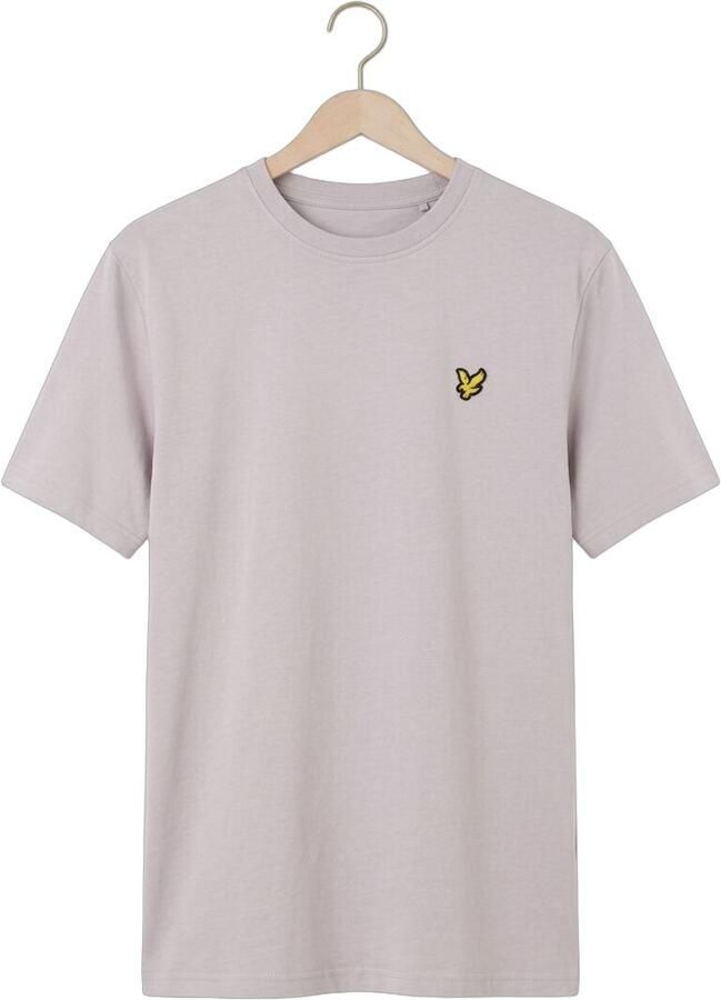 LYLE & SCOTT Heren Polo's & T-shirts Heavy Laundered T-shirt Lila - Foto 2