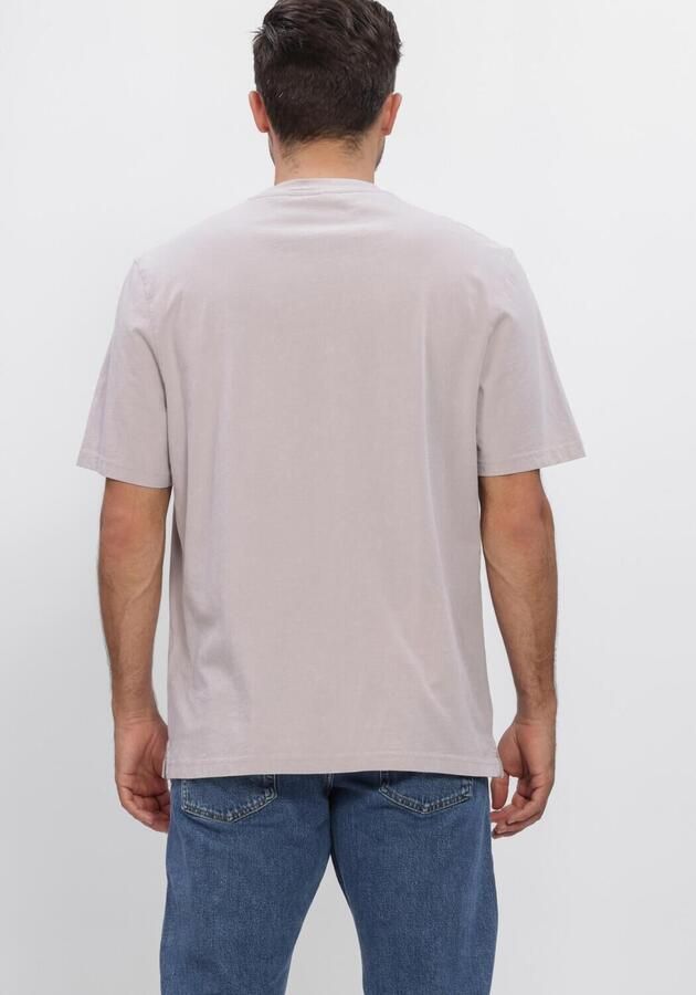 LYLE & SCOTT Heren Polo's & T-shirts Heavy Laundered T-shirt Lila - Foto 3