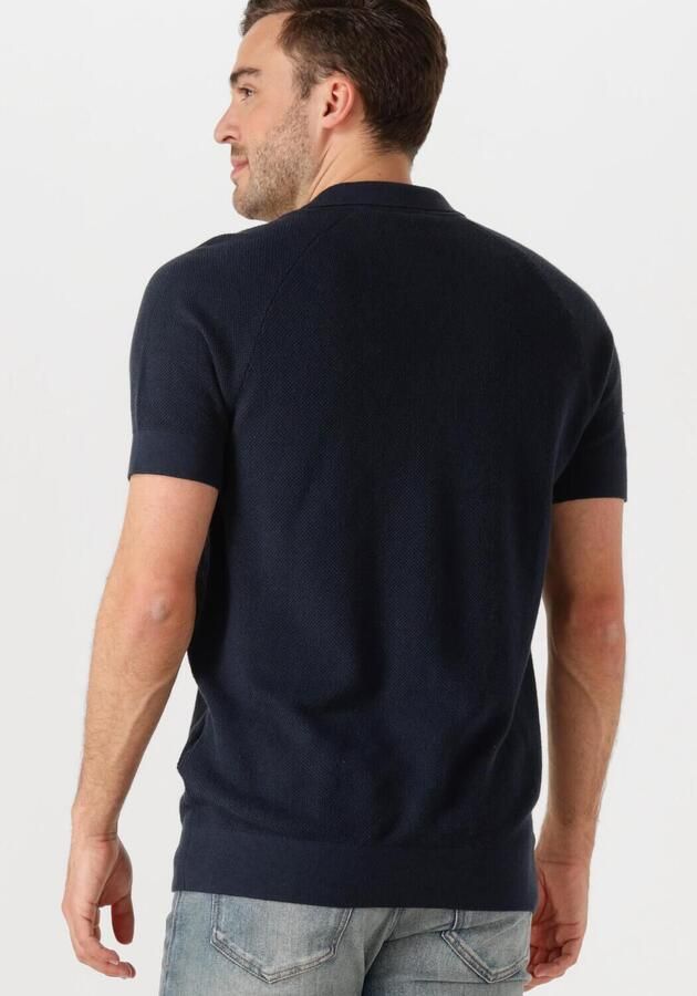 Lyle & Scott Polo Shirt Korte Mouw Lyle & Scott Gebreid poloshirt van linnenmix