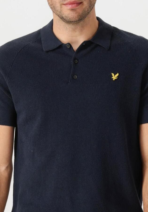 Lyle & Scott Polo Shirt Korte Mouw Lyle & Scott Gebreid poloshirt van linnenmix - Foto 2