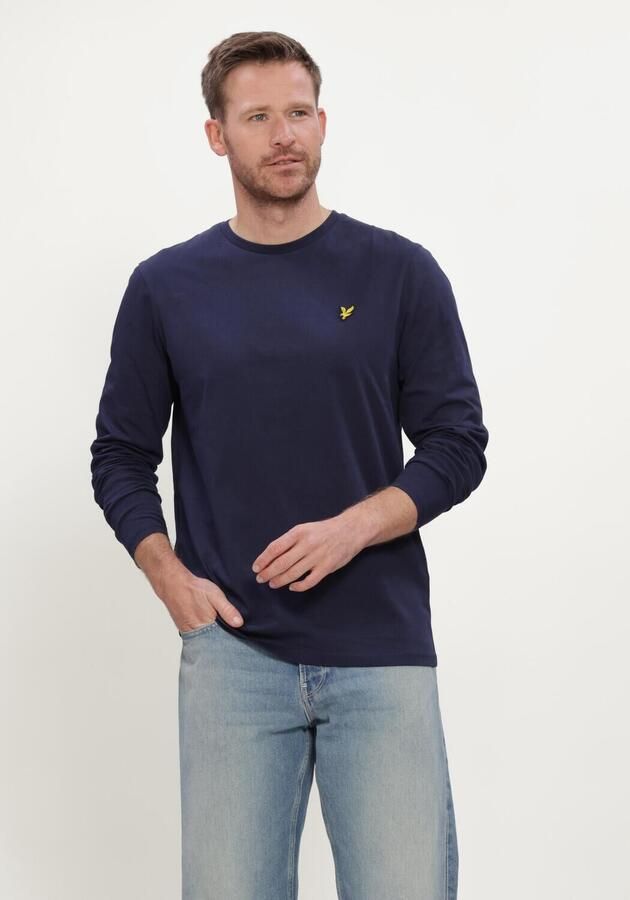 Lyle & Scott Lyle and Scott Longsleeve T-shirt Donkerblauw Blauw Heren